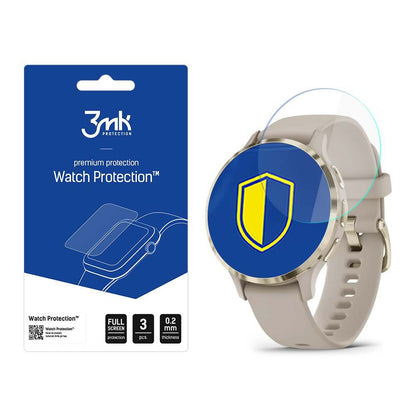 Zaštitna folija 3MK Arc za Garmin Venu 3S, Set 3 komada, Plastika