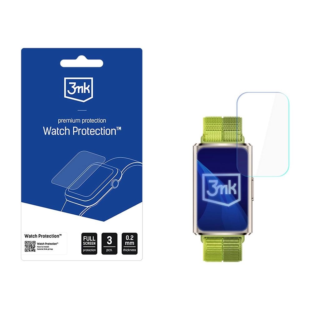 Folija za zaštitu 3MK Arc za Huawei Band 11 Pro, Set 3 komada, Plastika