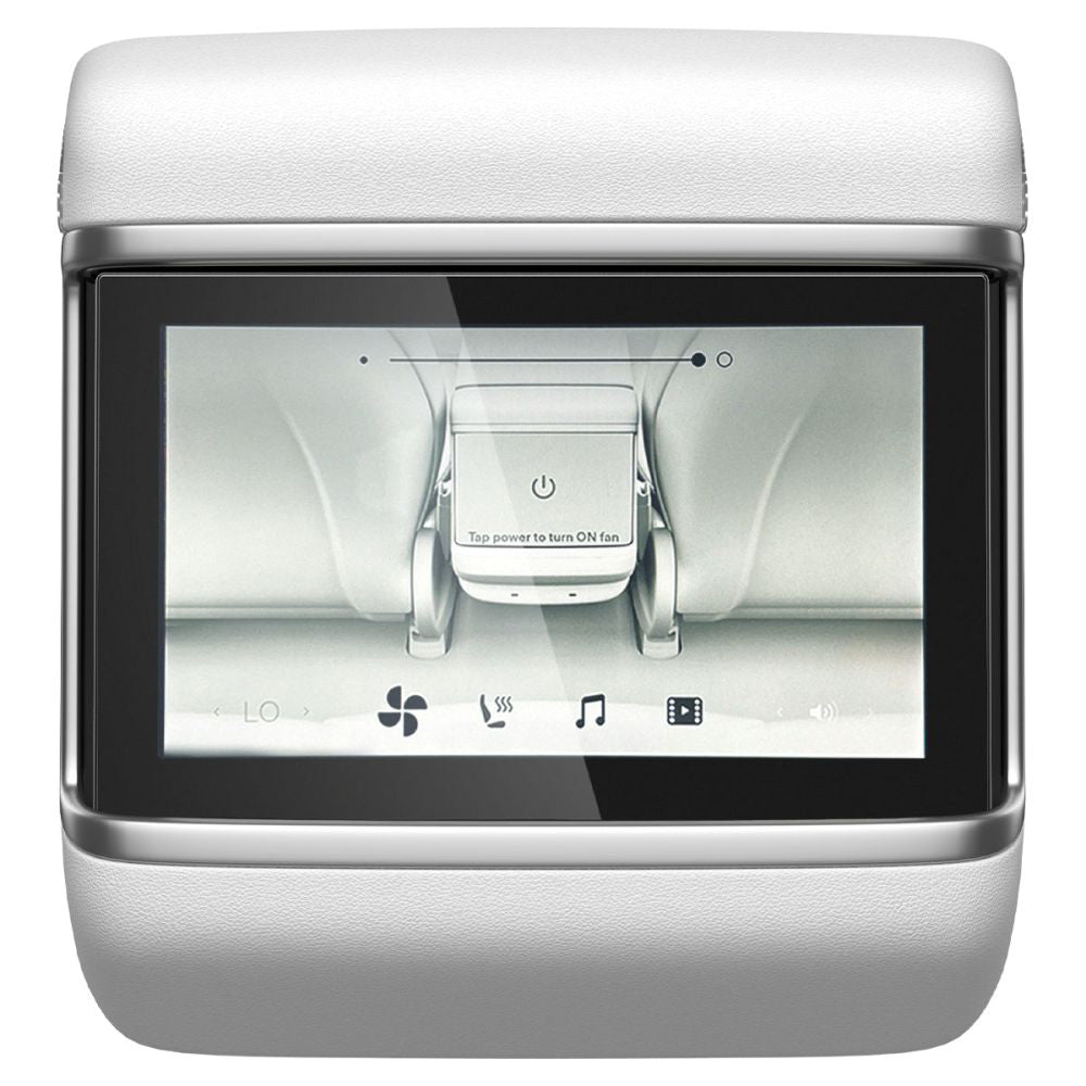 Folija za zaštitu Spigen GlastR Slim Anti-Glare za Real Touchscreen Tesla X / S (2022 - 2021), Kaljeno staklo, Crna