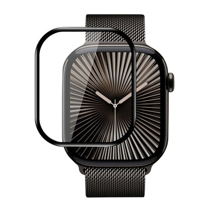 Zaštitna folija Blueo High Molecule za Apple Watch Series 10 42mm, Kaljeno staklo, Crna