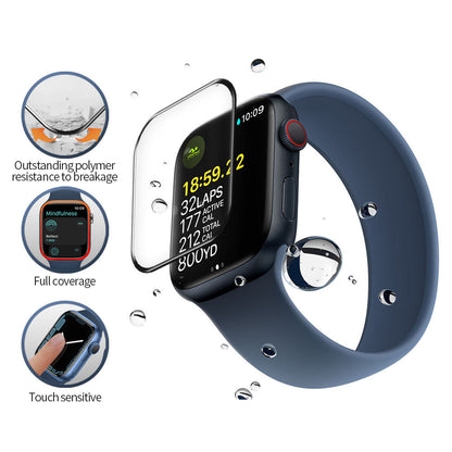 Zaštitna folija Blueo High Molecule za Apple Watch 40mm Series, Kaljeno staklo, Crna
