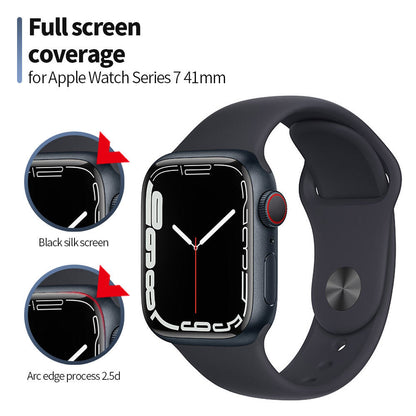 Zaštitna folija Blueo High Molecule za Apple Watch 40mm Series, Kaljeno staklo, Crna