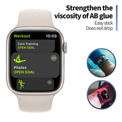 Zaštitna folija Blueo High Molecule za Apple Watch 40mm Series, Kaljeno staklo, Crna