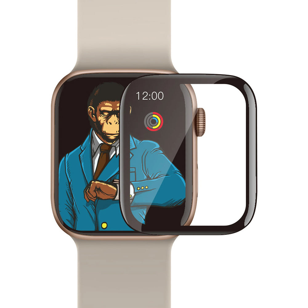 Zaštitna folija Blueo High Molecule za Apple Watch 44mm Series, Kaljeno staklo, Crna