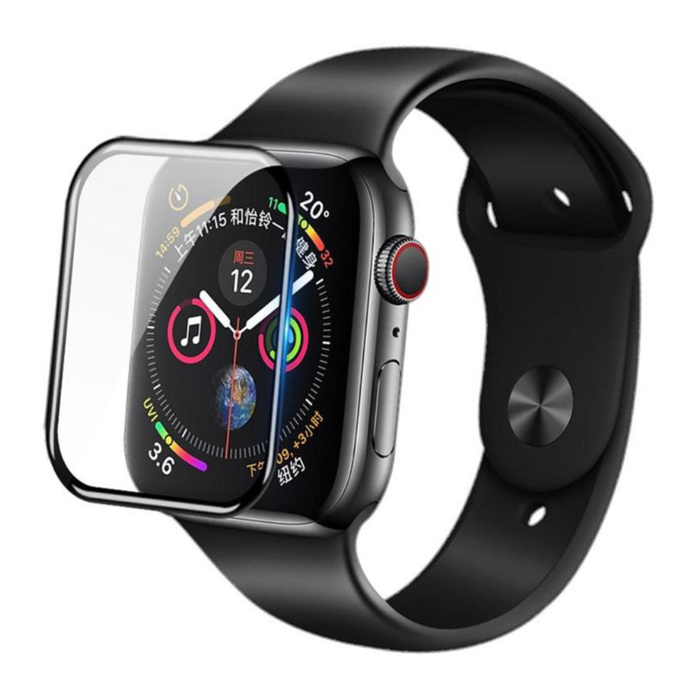 Zaštitna folija Blueo High Molecule za Apple Watch 44mm Series, Kaljeno staklo, Crna