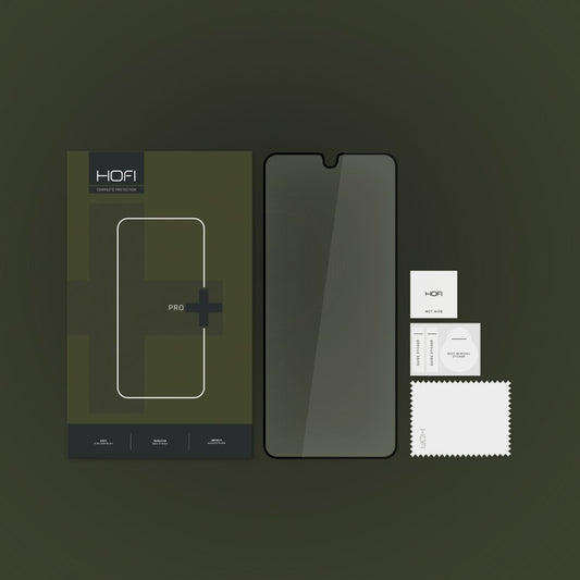 Screen protector HOFI PRO+ for Samsung Galaxy A14 A145 / A14 5G A146, Tempered Glass, Full Glue, Black