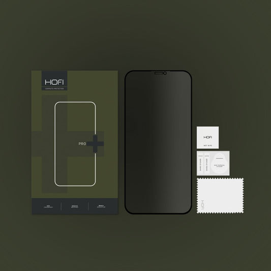 Zaštitna folija za ekran HOFI PRO+ Privacy za Apple iPhone 11 / XR, Kaljeno staklo, Pun ljepilo