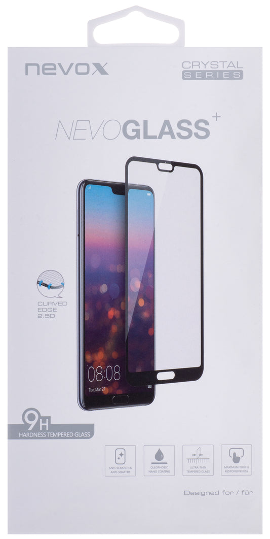 Nevox Screen Protector for Apple iPhone 13 Pro Max, Tempered Glass, Full Glue, 2.5D, with 2.5D, with Frame Helper