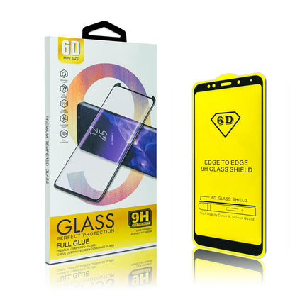 OEM Screen Protector for Huawei P30 lite New Edition / P30 lite, Glass Shielded, Full Glue, 6D, Black