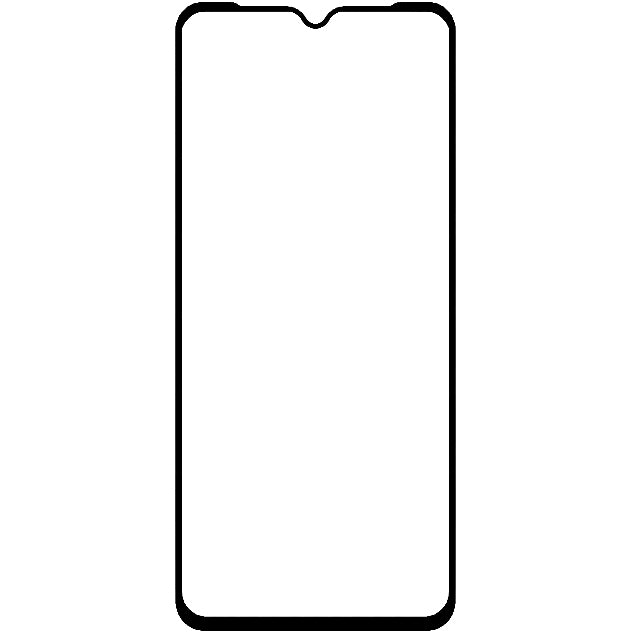 OEM Screen Protector Cover for Xiaomi Redmi 9A / Xiaomi Redmi 9C, Glass Shield, Full Face, Full Glue, 5D, 0.3mm, Black