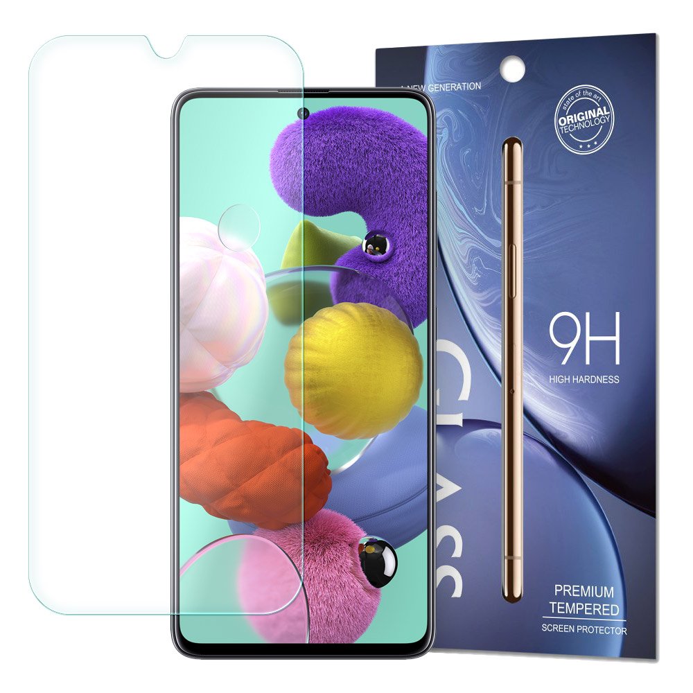 Zaštitna folija za ekran OEM za Samsung Galaxy A51 A515, Kaljeno staklo, Pun ljepilo