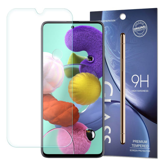 Zaštitna folija za ekran OEM za Samsung Galaxy A51 A515, Kaljeno staklo, Pun ljepilo
