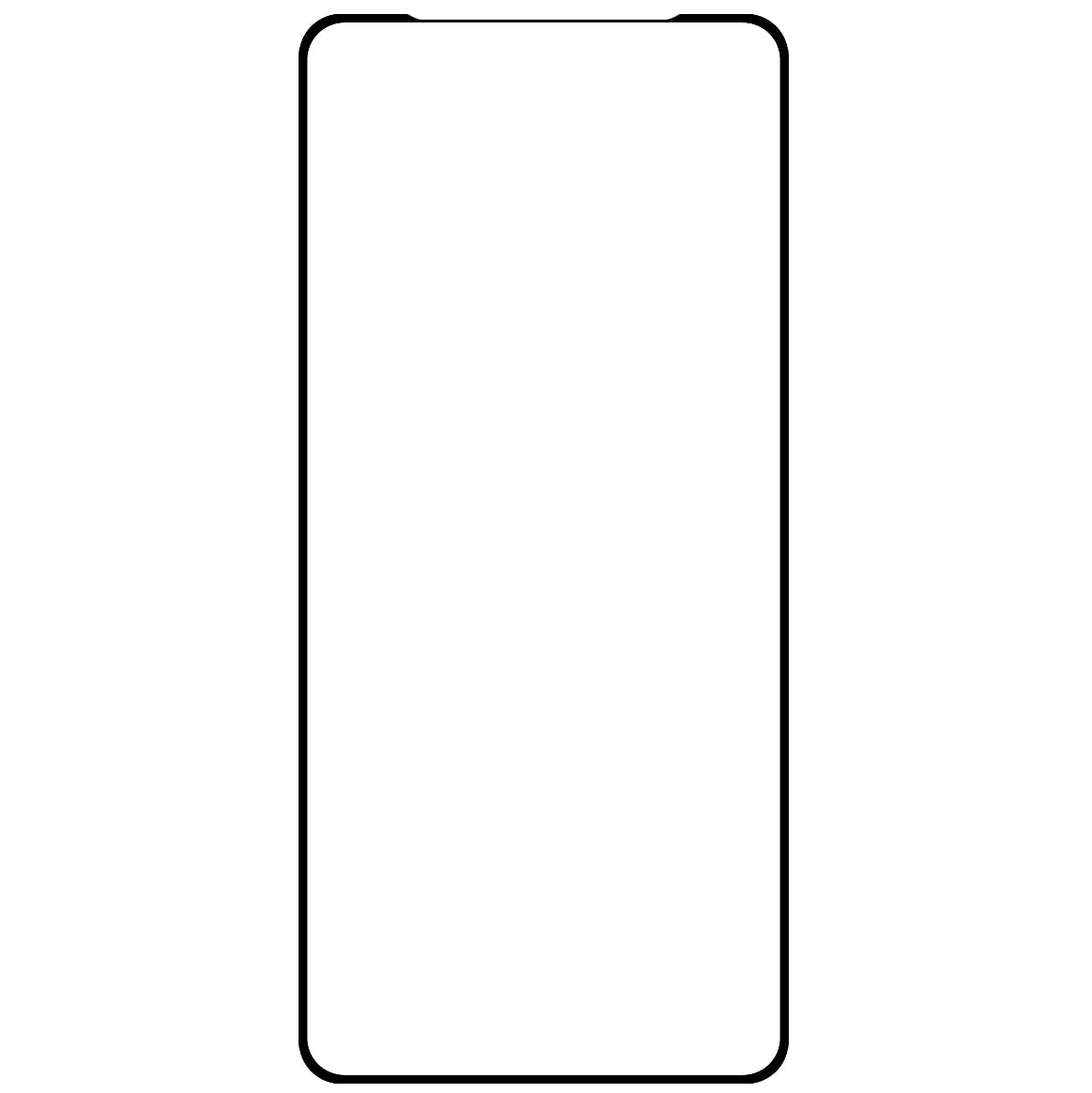 Zaštitna folija za ekran OEM za Samsung Galaxy A22 A225, Kaljeno staklo, Full Glue, 9D, Crna