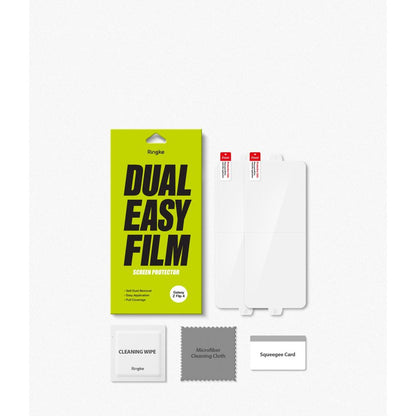 Folija za zaštitu unutrašnjeg ekrana Ringke Dual Easy za Samsung Galaxy Z Flip4 F721, Plastika, Set 2 komada