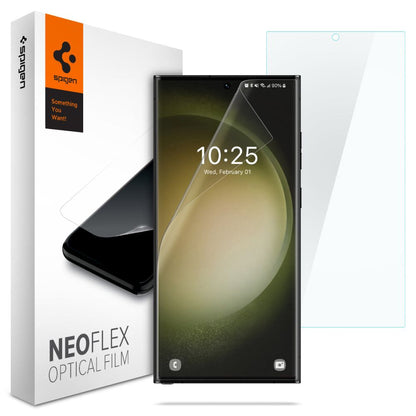 Folija za zaštitu ekrana Spigen Neo Flex za Samsung Galaxy S23 Ultra S918, Plastika, Set 2 komada AFL05943