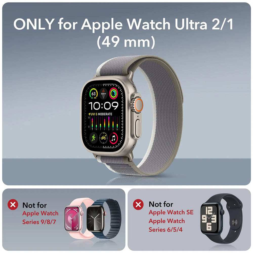Folija zaštita ESR Armorite za Apple Watch Ultra seriju, Set 2 komada, Kaljeno staklo, Bronza