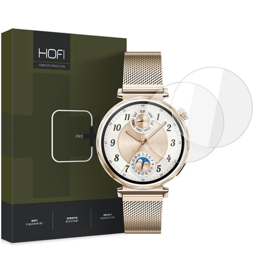 HOFI Glass PRO+ Protective Foil for Huawei Watch GT 5 41mm, Set 2 pieces, Glass Protected 