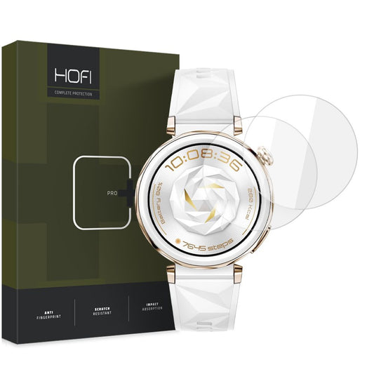 HOFI Glass PRO+ Protective Foil for Huawei Watch GT 5 Pro 42mm, Set 2 pieces, Protected Glass 