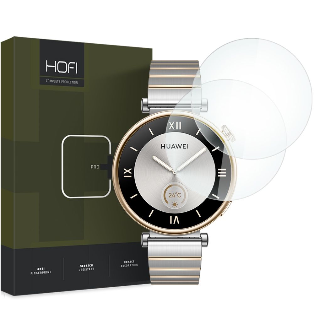 Folija zaštite HOFI PRO+ za Huawei Watch GT 4 41mm, Set od 2 komada, Kaljeno staklo