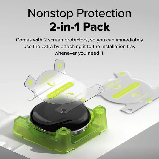 Folija za zaštitu Ringke Dual Easy Pro za Google Pixel Watch 4 45mm, Set 2 komada, Plastika