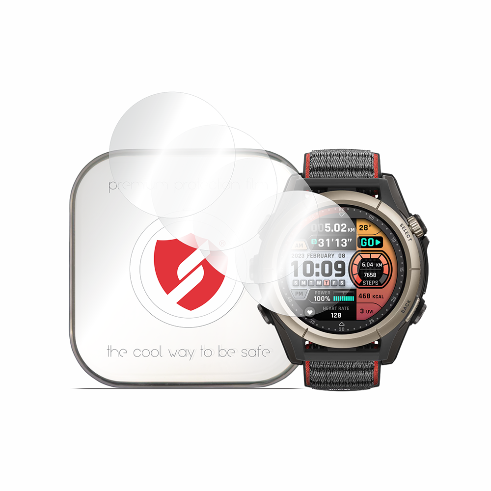 Zaštitna folija Smart Protection Premium Classic za Amazfit Cheetah Pro, Set 4 komada, Plastika