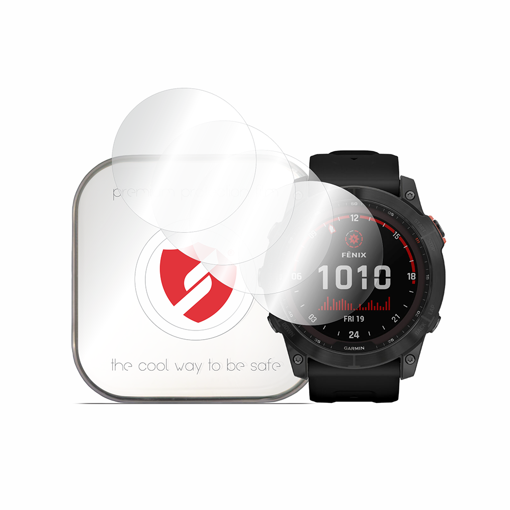 Zaštitna folija Smart Protection Premium Classic za Garmin Fenix 7X, Set 4 komada, Plastika