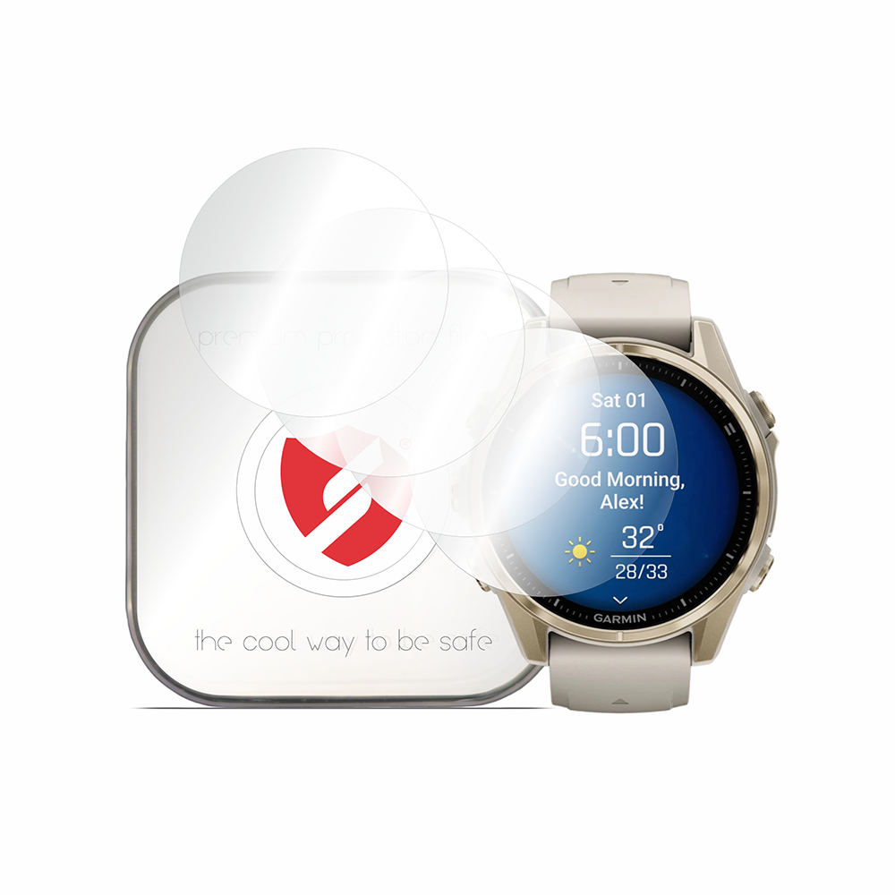 Zaštitna folija Smart Protection Premium Classic za Garmin Fenix 8 43mm, Set 4 komada, Plastika