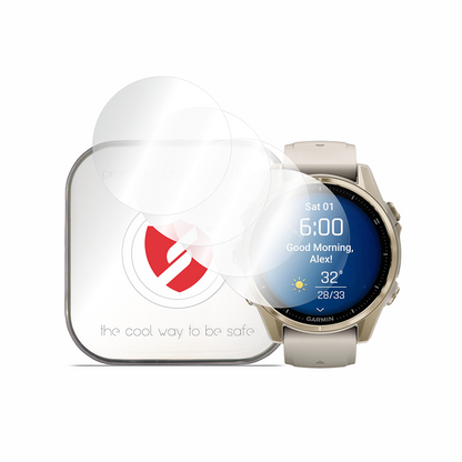 Zaštitna folija Smart Protection Premium Classic za Garmin Fenix 8 43mm, Set 4 komada, Plastika