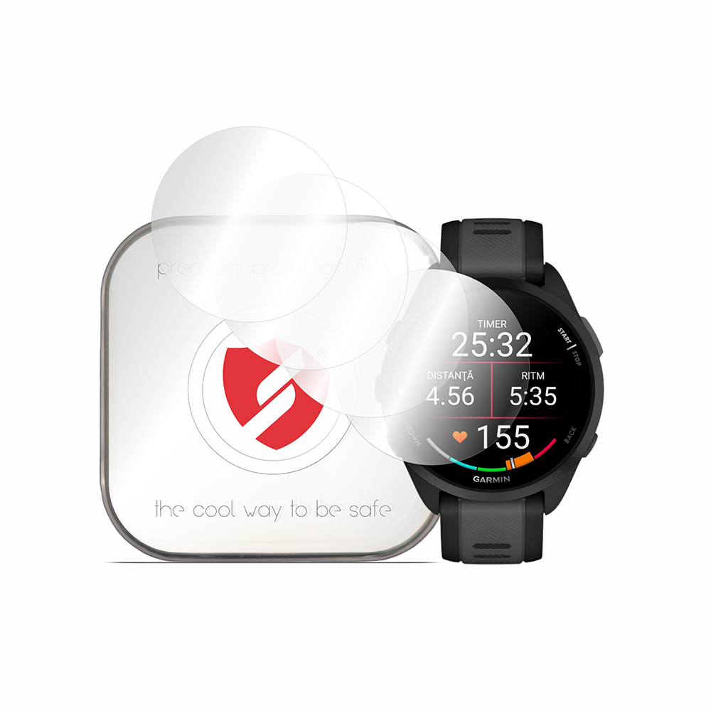Zaštitna folija Smart Protection Premium Classic za Garmin Forerunner 165, Set 4 komada, Plastika