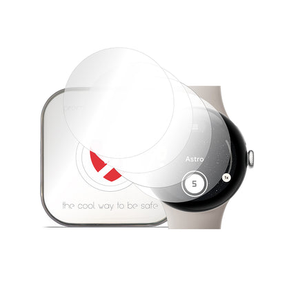 Zaštitna folija Smart Protection Premium Classic za Google Pixel Watch 3 45mm, Set od 4 komada, Plastika
