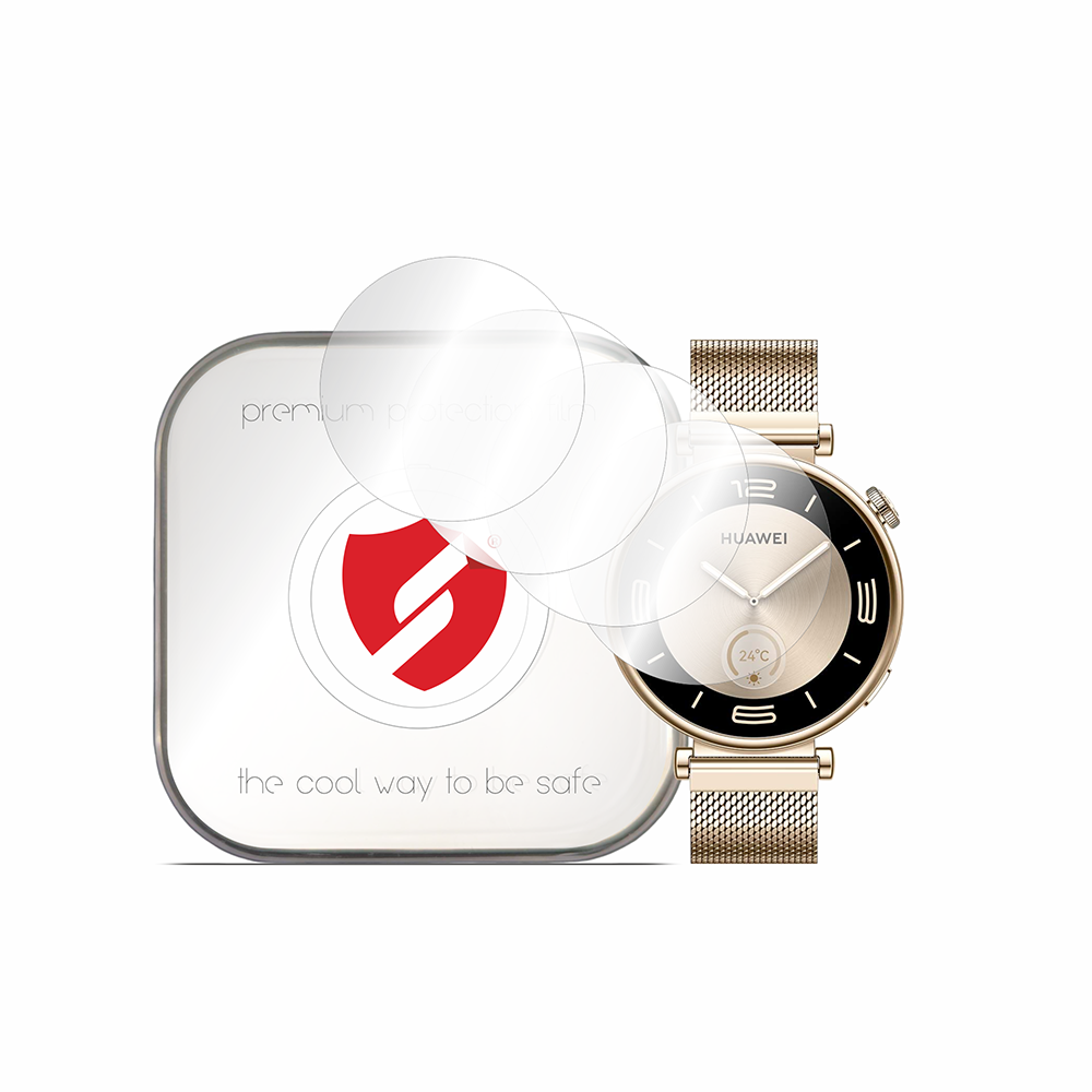 Zaštitna folija Smart Protection Premium Classic za Huawei Watch GT 4 41mm, Set 4 komada, Plastika
