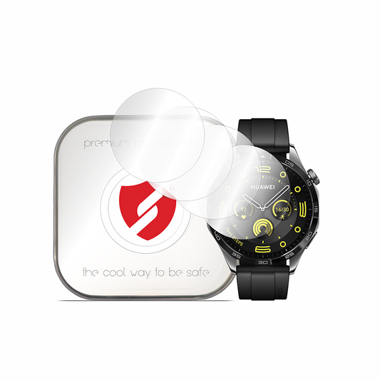 Zaštitna folija Smart Protection Premium Classic za Huawei Watch GT 4 46mm, Set 4 komada, Plastika