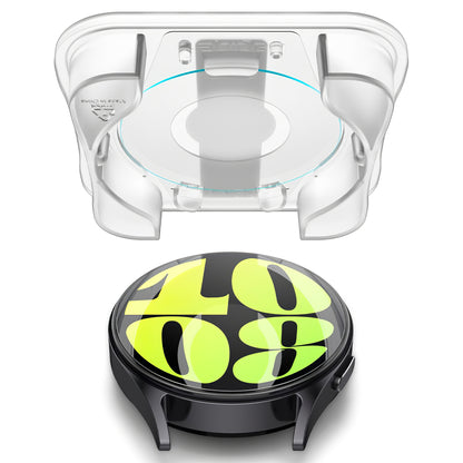 Protective Foil Spigen Glastr EZ FIT for Samsung Galaxy Watch7 / Watch6 / Watch5 / Watch4 40mm Series, Set 2 pieces, Tem Tempered Glass AGL08494 