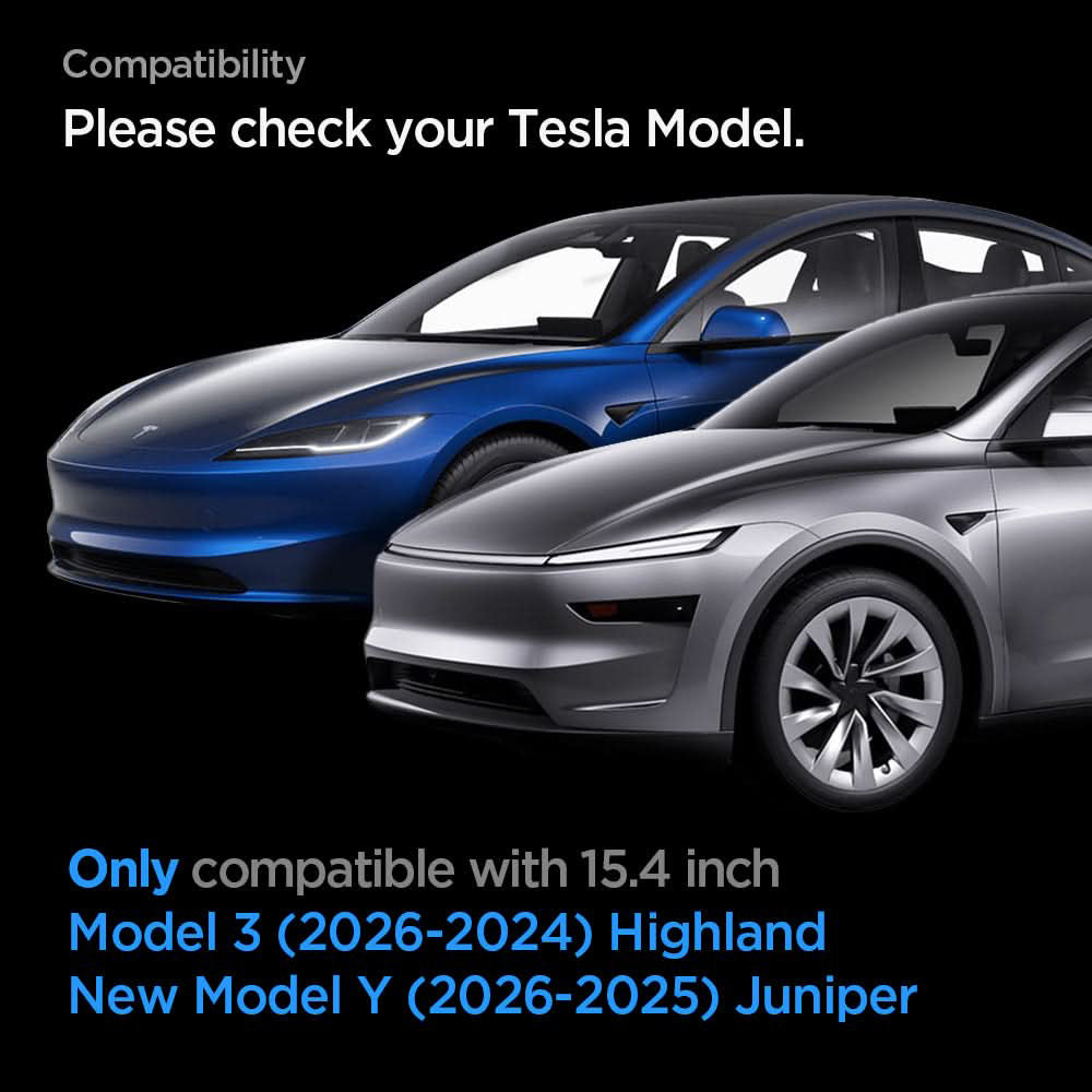 Zaštitna folija Spigen GlastR EZ FIT Anti-Glare FC za navigaciju Tesla Y (2026 / 2025) / 3 (2026 / 2025 / 2024), kaljeno staklo AGL07152