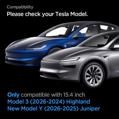 Zaštitna folija Spigen GlastR EZ FIT Anti-Glare FC za navigaciju Tesla Y (2026 / 2025) / 3 (2026 / 2025 / 2024), kaljeno staklo AGL07152
