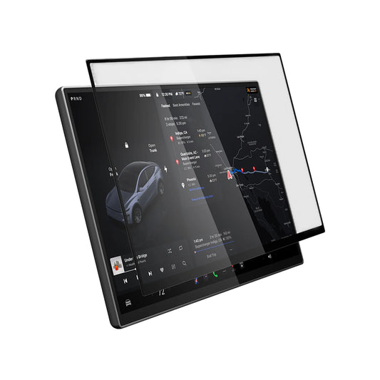Zaštitna folija Spigen GlastR EZ FIT za Navigaciju Tesla Y 2026 Premium / Performance, Kaljeno staklo AGL10820