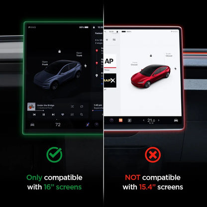 Zaštitna folija Spigen GlastR EZ FIT za Navigaciju Tesla Y 2026 Premium / Performance, Kaljeno staklo AGL10820