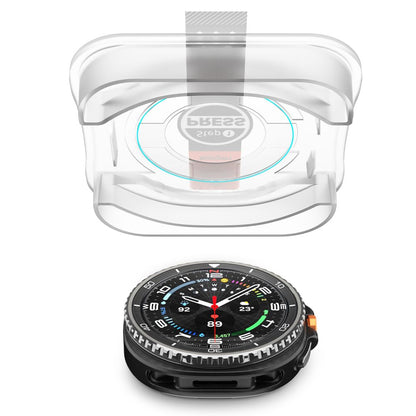 Folija za zaštitu Spigen GlastR EZ FIT za Samsung Galaxy Watch8 Classic, Set 2 komada, Kaljeno staklo AGL09877