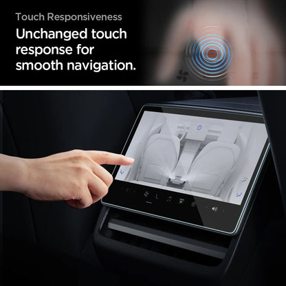 Zaštitna folija Spigen GlastR Slim Anti-Glare za Navigaciju Tesla Y (2026 / 2025) / 3 (2026 / 2025 / 2024), Kaljeno staklo AGL07586