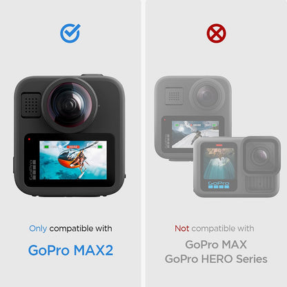 Folija za zaštitu ekrana Spigen GlastR Slim za GoPro Max 2, Set 2 komada, Kaljeno staklo AGL11230