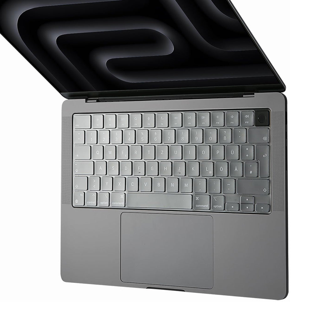 Zaštitna futrola za tastaturu Techsuit PureTypeX za Apple MacBook Pro 14 / Air 13 / Air 15 Series, Providna