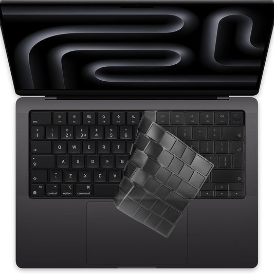 Zaštitna futrola za tastaturu Techsuit PureTypeX za Apple MacBook Pro 14 (2021 - 2024) / Air 13 (2022 - 2025) / Air 15 (2022 - 2025), Providna