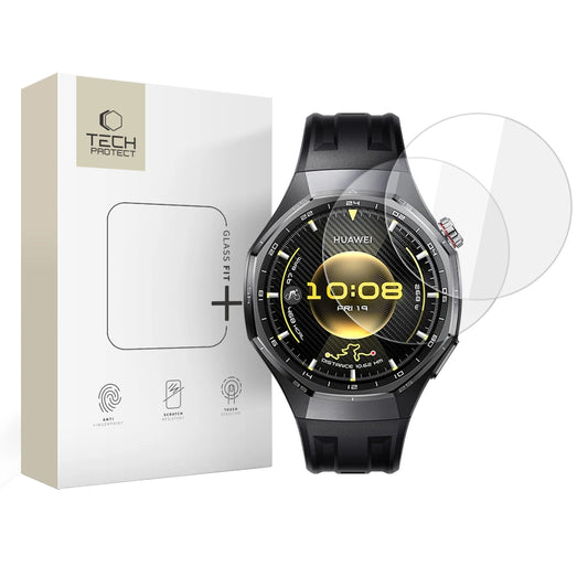 Folija za zaštitu Tech-Protect Fit+ za Huawei Watch GT 6 Pro, Set 2 komada, Kaljeno staklo