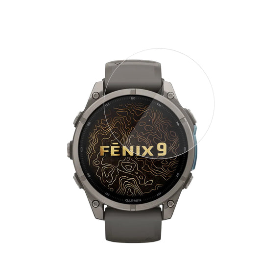 Zaštitna folija Techsuit Nano Flex za Garmin Fenix 9 Pro 43mm / Fenix 9 43mm, Set 2 komada, Plastika, Crna