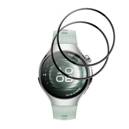 Folija za zaštitu Techsuit Nano Flex za Huawei Watch 5 42mm, Set 2 komada, Plastika, Crna