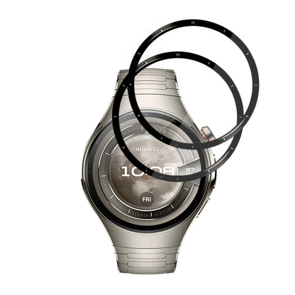 Folija za zaštitu Techsuit Nano Flex za Huawei Watch 5 46mm, Set 2 komada, Plastika, Crna