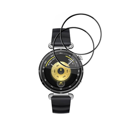 Folija za zaštitu Techsuit Nano Flex za Huawei Watch GT 6 41mm, Set 2 komada, Plastika, Crna