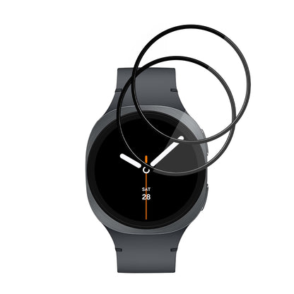 Folija za zaštitu Techsuit Nano Flex za Samsung Galaxy Watch8 40mm, Set 2 komada, Plastika, Crna