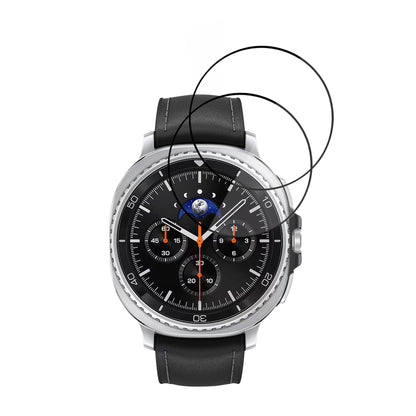 Folija za zaštitu Techsuit Nano Flex za Samsung Galaxy Watch8 Classic, Set 2 komada, Plastika, Crna