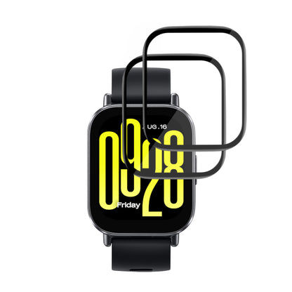 Folija za zaštitu Techsuit Nano Flex za Xiaomi Redmi Watch 5 Active, Set 2 komada, Plastika, Crna